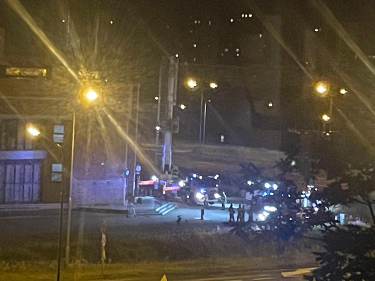 Nocna akcja strażaków w banku na poznańskim osiedlu