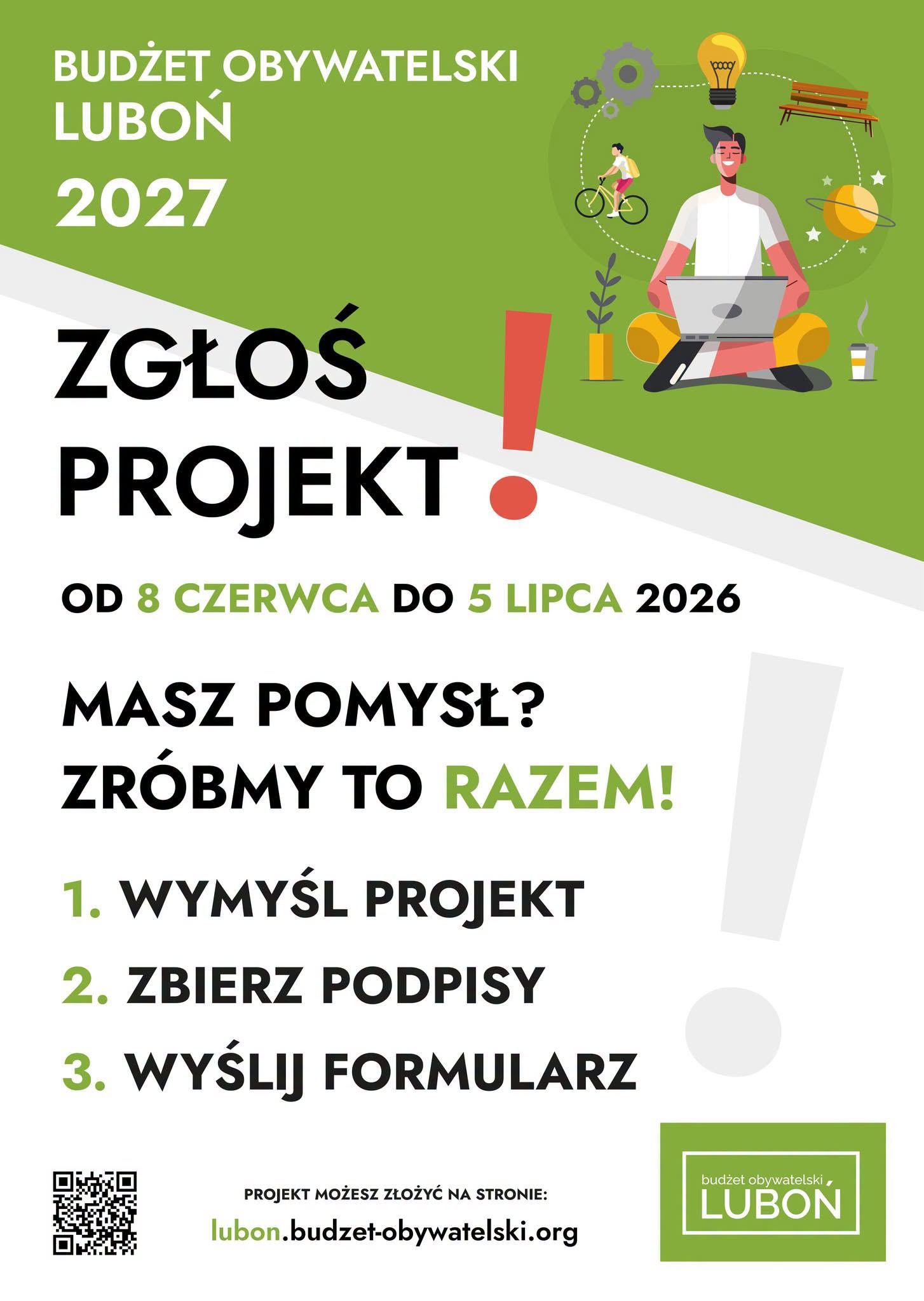 Trwa nabór projektów do Lubońskiego Budżetu Obywatelskiego 2027