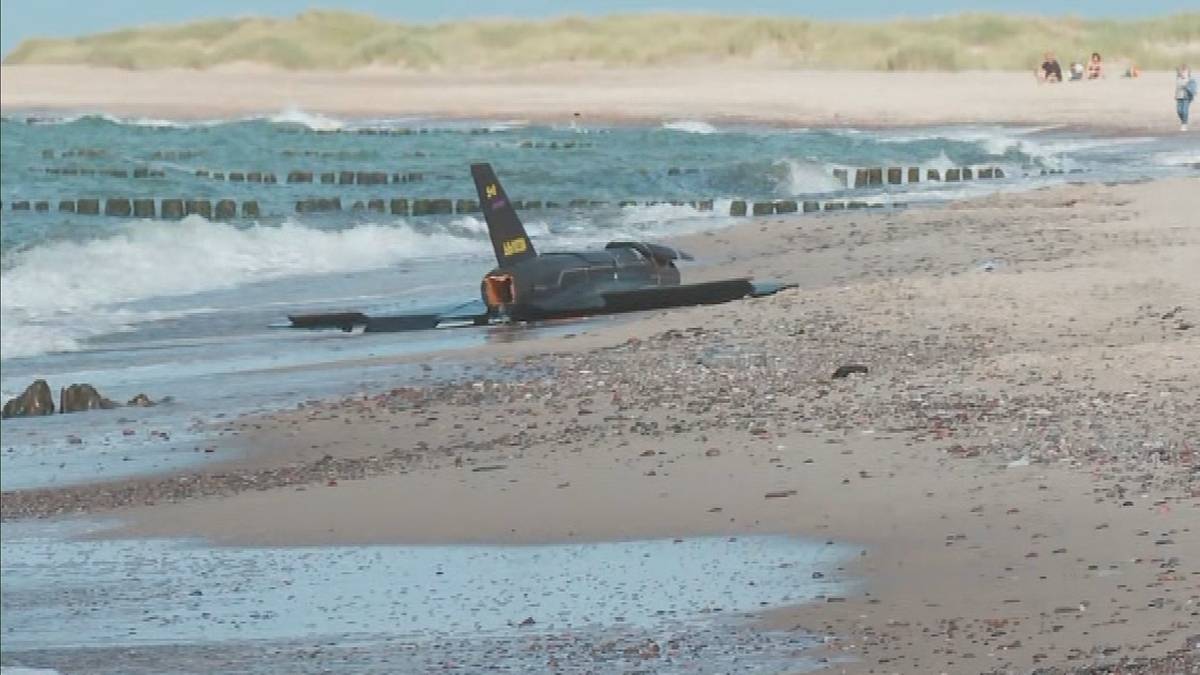 Wojskowy dron na polskiej plaży. Armia wskazuje na Rosję