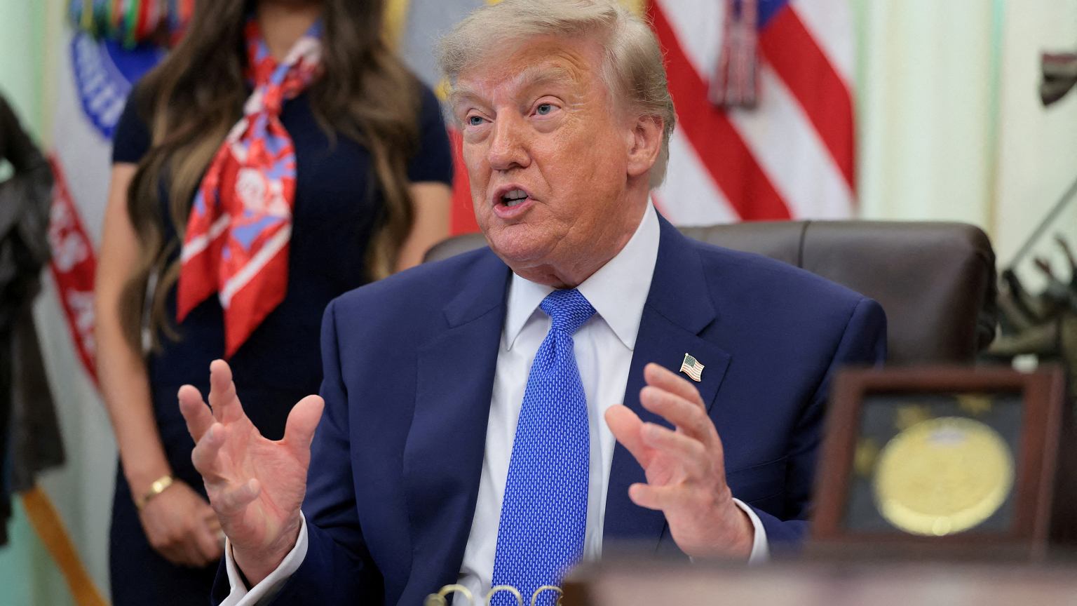 Trump o Cieśninie Ormuz: "WkrĂłtce ogłoszę ją terytorium StanĂłw Zjednoczonych"