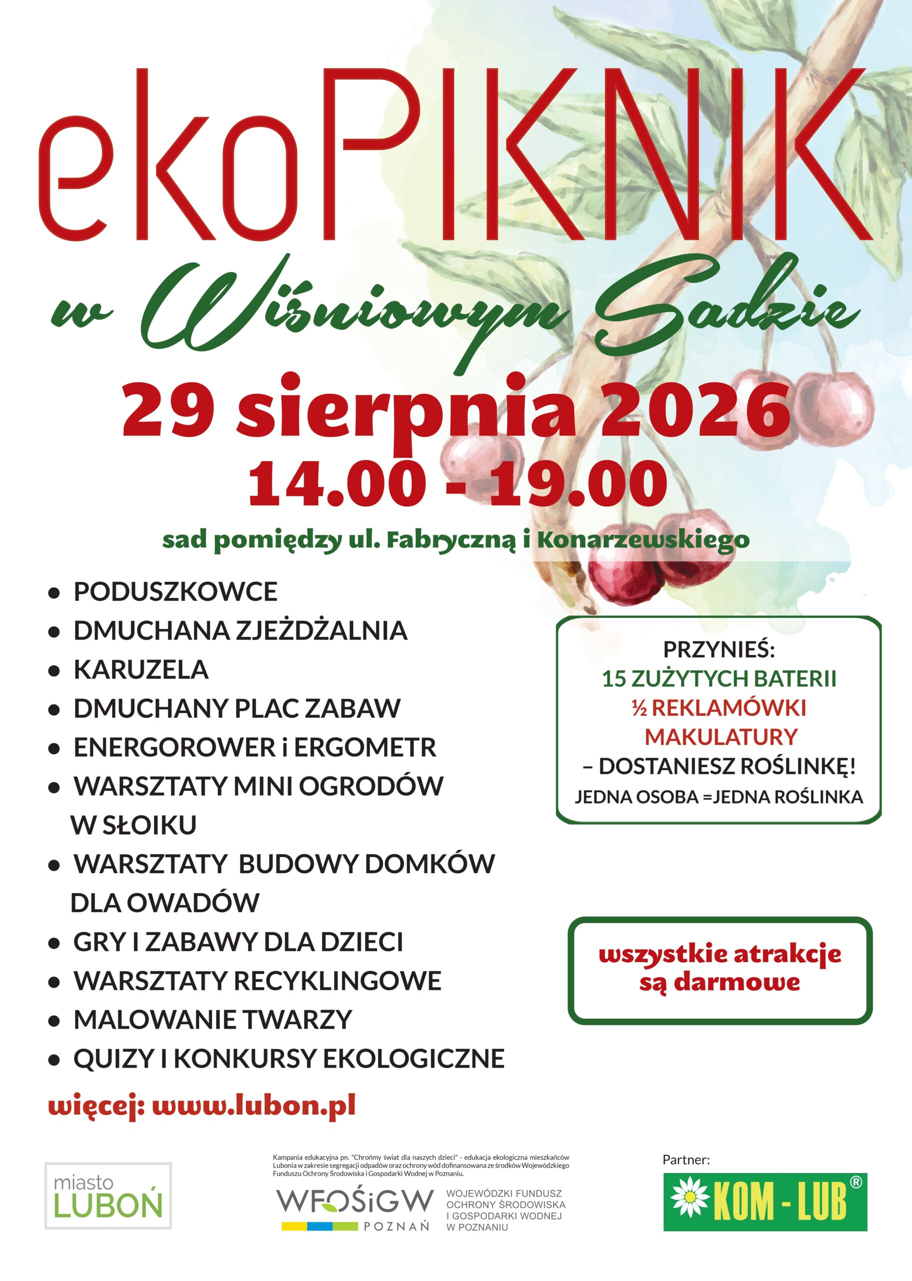 Eko Piknik w Wiśniowym Sadzie