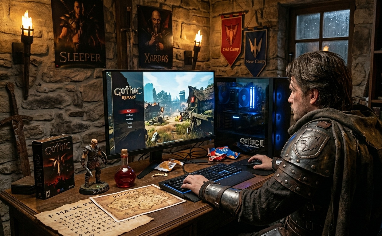 Gothic skończył 25 lat. Czekam na Gothic Remake, ale domyślam się, jak to się skończy – zdjęcie artykułu z Lubon.net.pl